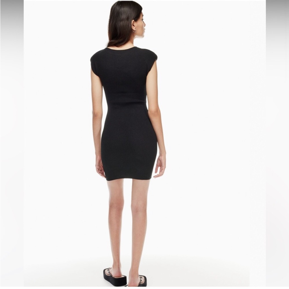 NWT Wilfred Free Cut-Out Knit Mini Dress - Picture 5 of 11